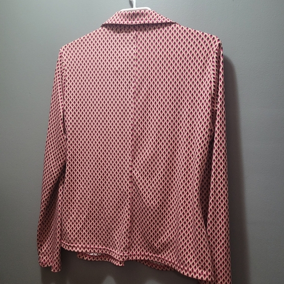 Jules & Leopold Pink Patterned Blouse L - Picture 7 of 7